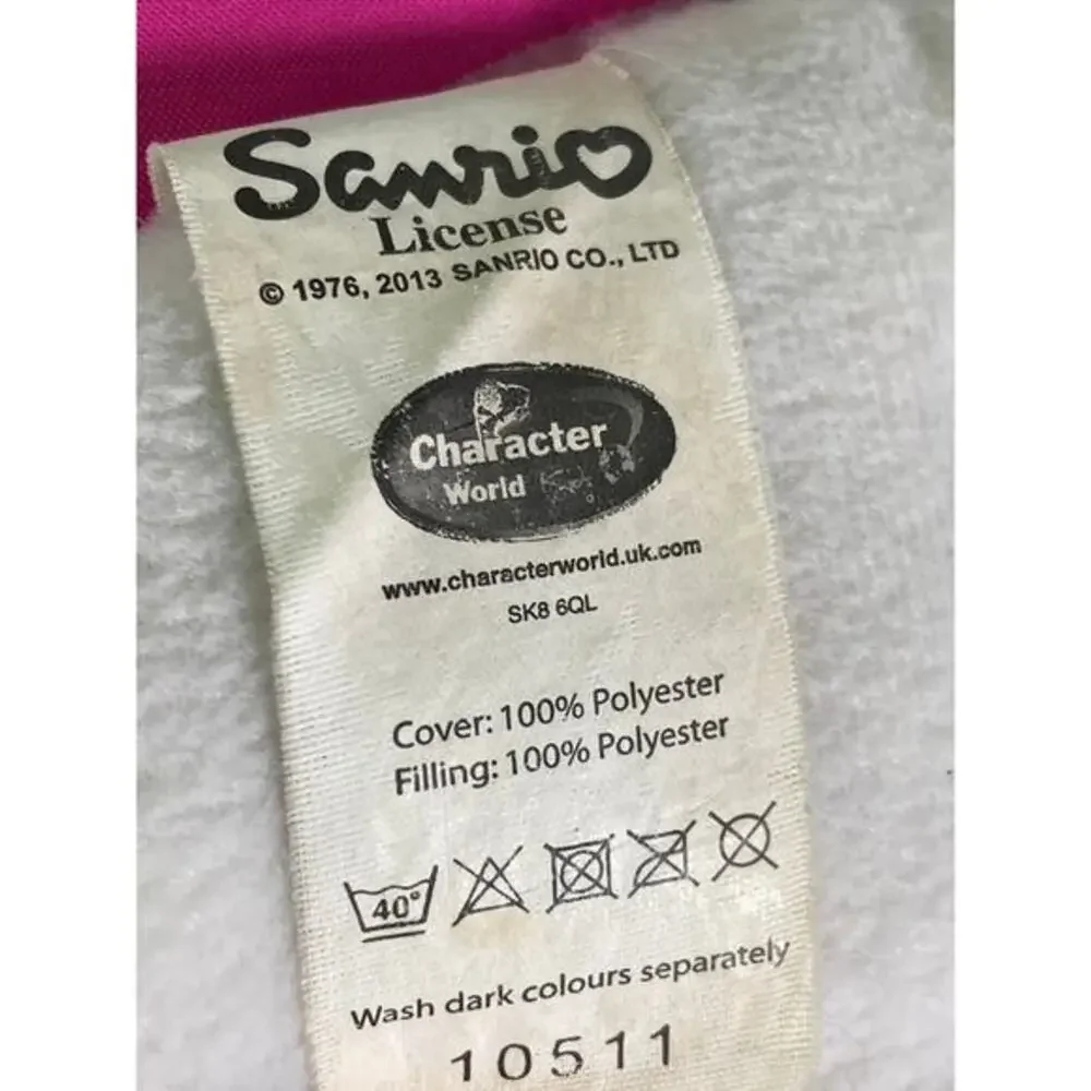 Sanrio Hello Kitty Pink Plush Lap Pillow Stuffed Animal‎ Collectible